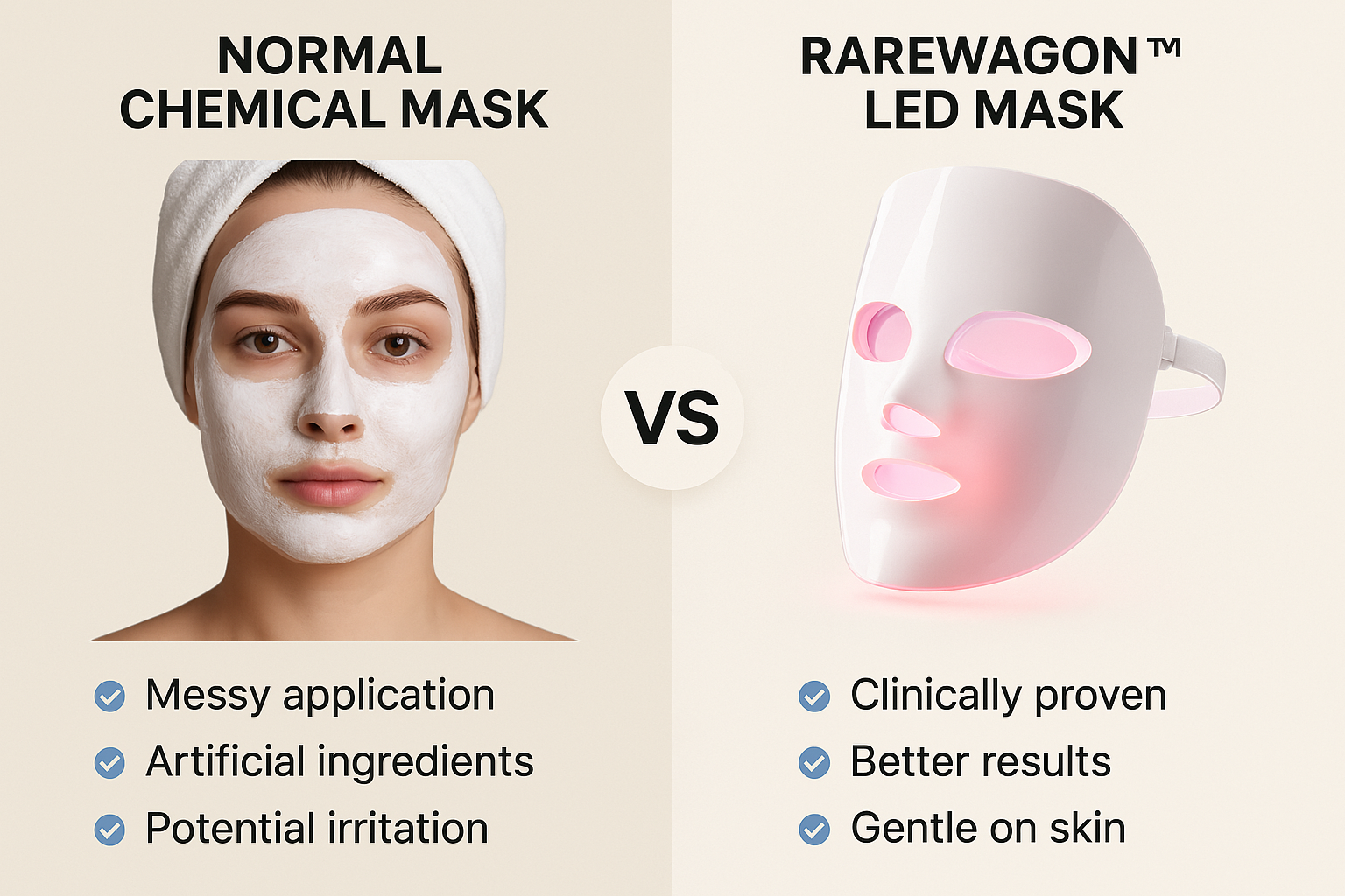 dyson hair dryer/shark hair dryer/dyson supersonic/dyson hairdryer /ghd hair dryer/ revlon hair dryer brush /shark hair styler /shark blow dryerhair dryer brush RareWagon LumiGlow 7X LED Therapy Mask With Neck Rejuvenation & Skin Wellness Treatment