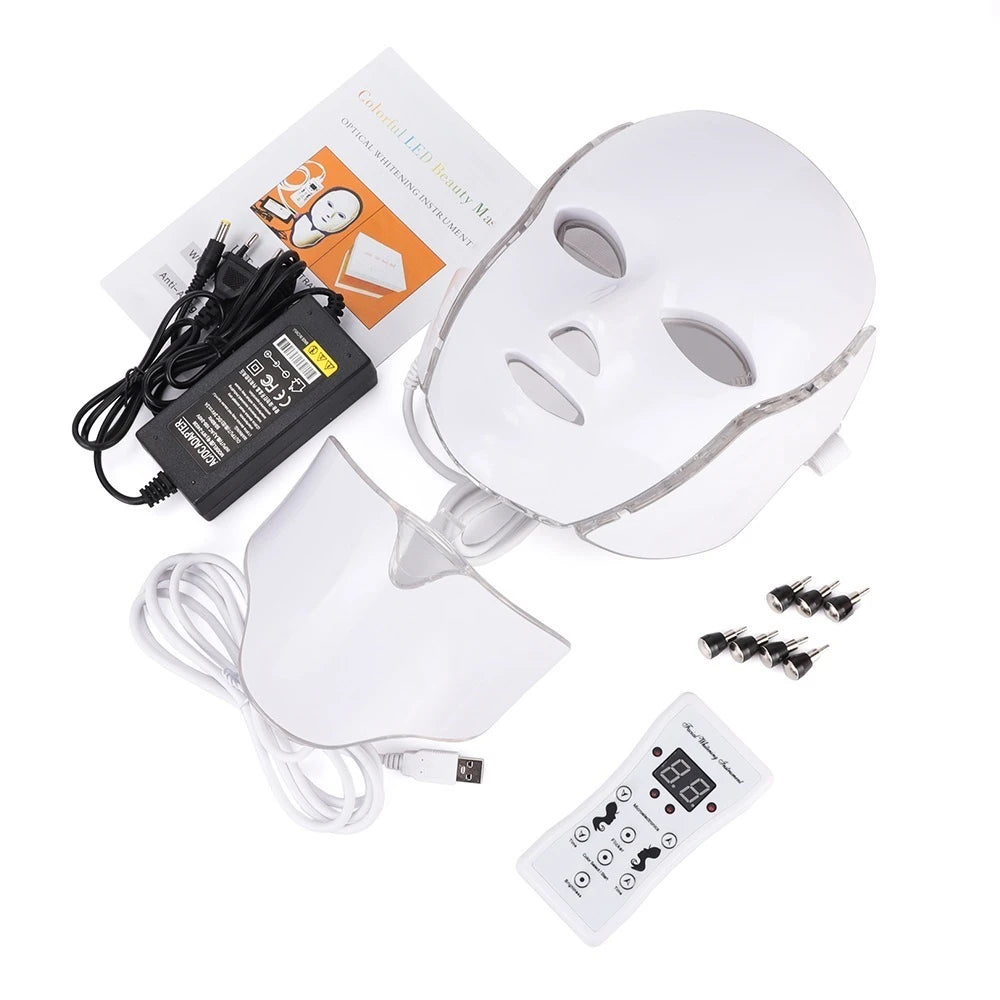 dyson hair dryer/shark hair dryer/dyson supersonic/dyson hairdryer /ghd hair dryer/ revlon hair dryer brush /shark hair styler /shark blow dryerhair dryer brush Air Bag-7 Colors Light LED Skin Care Facial Beauty Mask With Neck Skin Rejuvenation Treatment Beauty Anti Acne Therapy Whitening